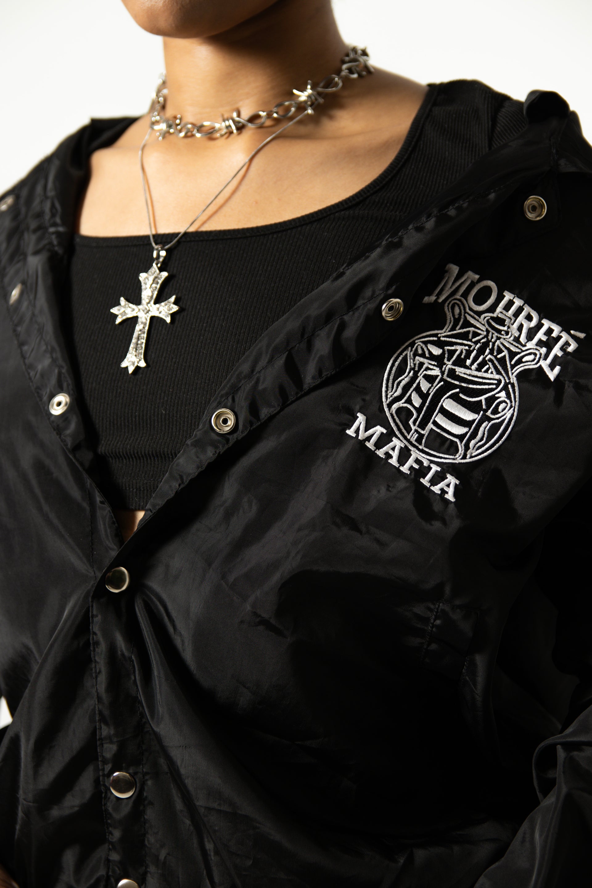 Black Mafia Windbreaker Set