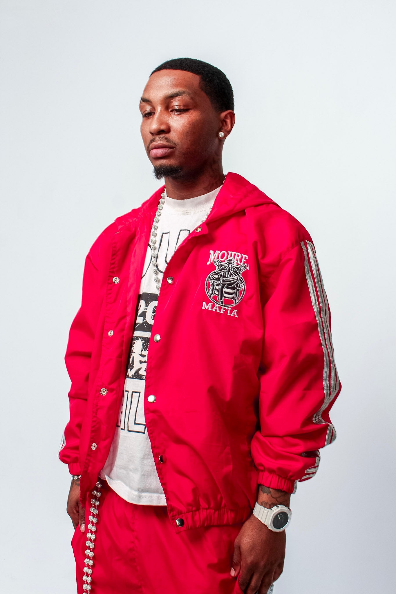 Red Mafia Tracksuit Set