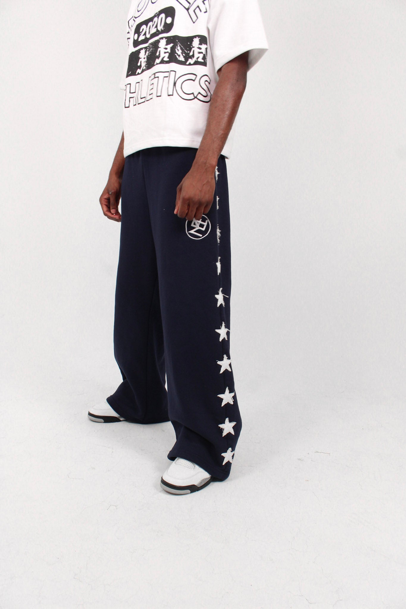 DRILL SWEATPANTS (BLUE)