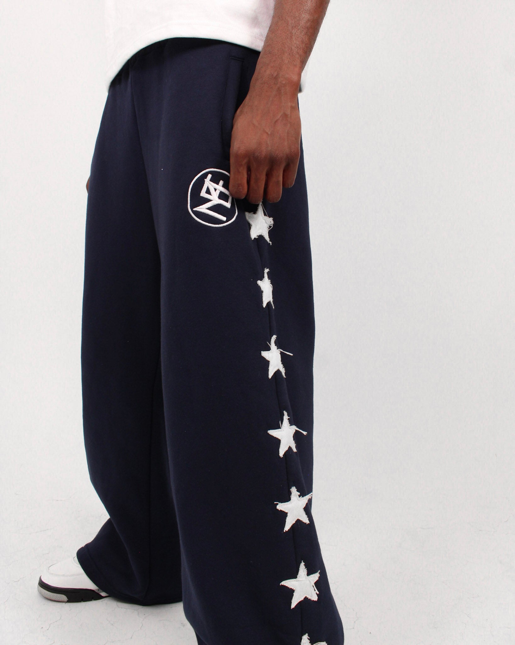 DRILL SWEATPANTS (BLUE)