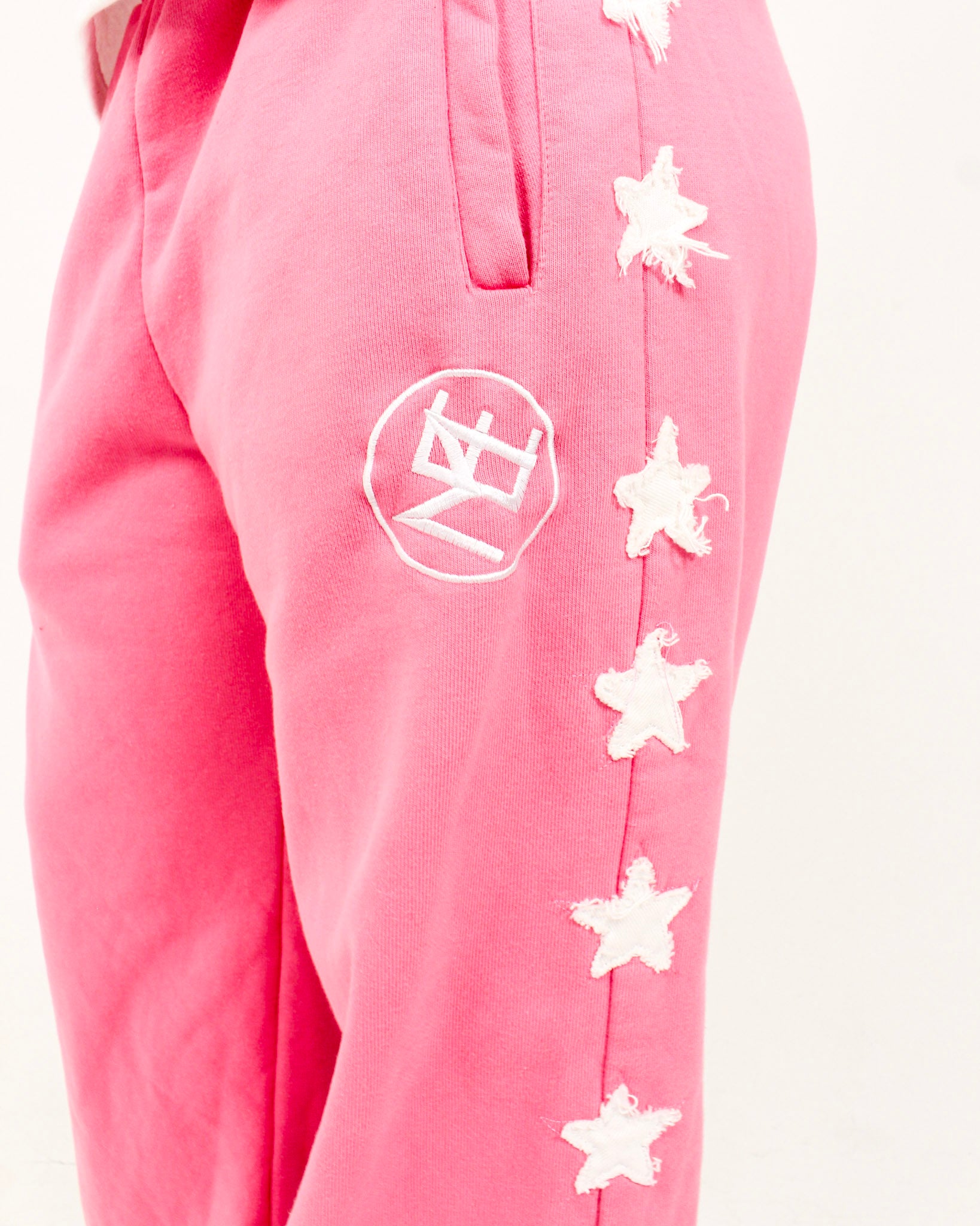 DRILL SWEATPANTS (PINK)
